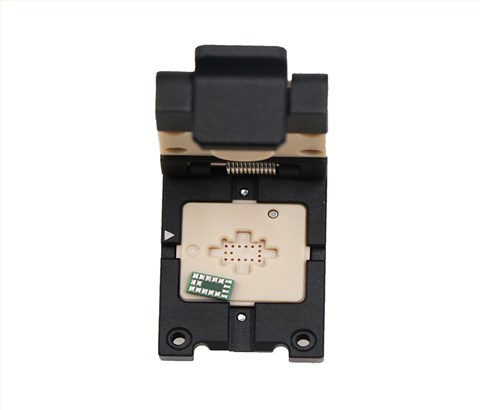 LGA16pin-0.7mm-2.95x5.33mm合金翻盖芯片测试座