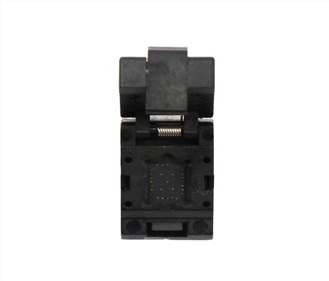 QFN24pin-0.6mm-5x6mm塑胶翻盖芯片探针老化座