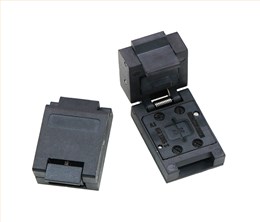 WLCSP24pin-0.4mm-2.634×1.819±0.03mm塑胶翻盖芯片探针测试座