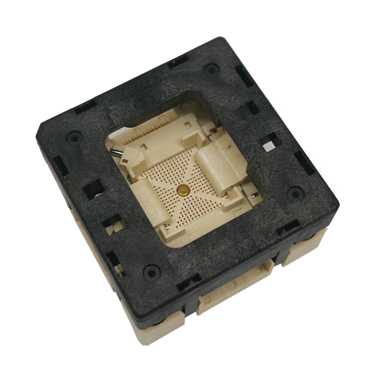 QFN68pin-0.35mm-7*7mm芯片下压老化测试座